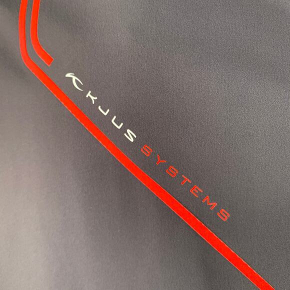 KJUS Size XL Charcoal Grey Nylon Spandex Zip Up Jacket - Picture 4 of 7